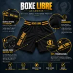Photo 3 : Short de Boxe Libre personnalisé