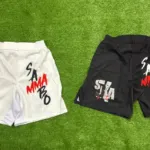 SDKA, photo 3 en grand : Shorts blanc et noir Sambo MMA SDKA