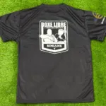 Boxe Libre Team Blanco, photo 4 en grand : T-shirt technique noir Boxe Libre Simiane, logo dans le dos