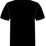 Foto 5: Plantilla de camiseta técnica negra, sin marcaje