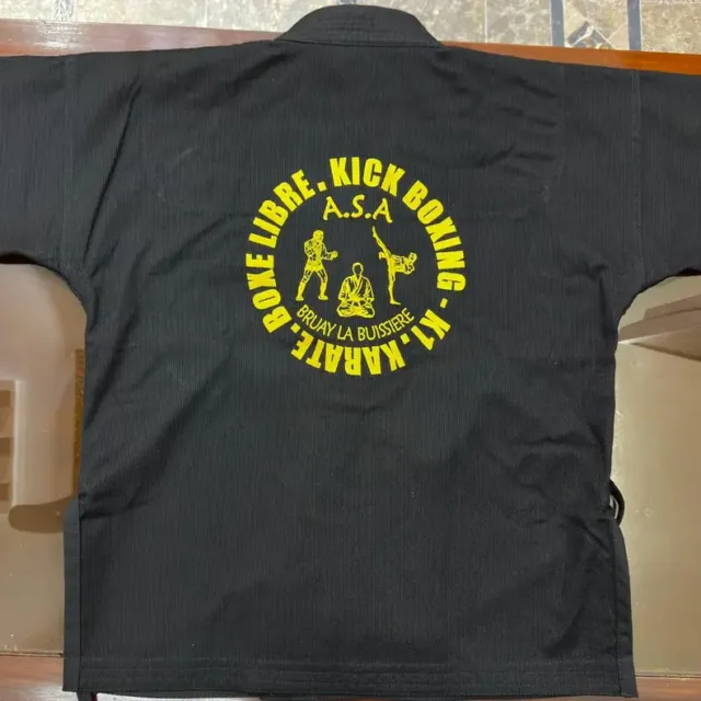 Veste de combat A.S.A Boxe Libre, logo brodé dans le dos