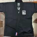 Boxe Libre Team Blanco, photo 2 en grand : Veste de combat noire Boxe Libre Team Blanco, vue de face